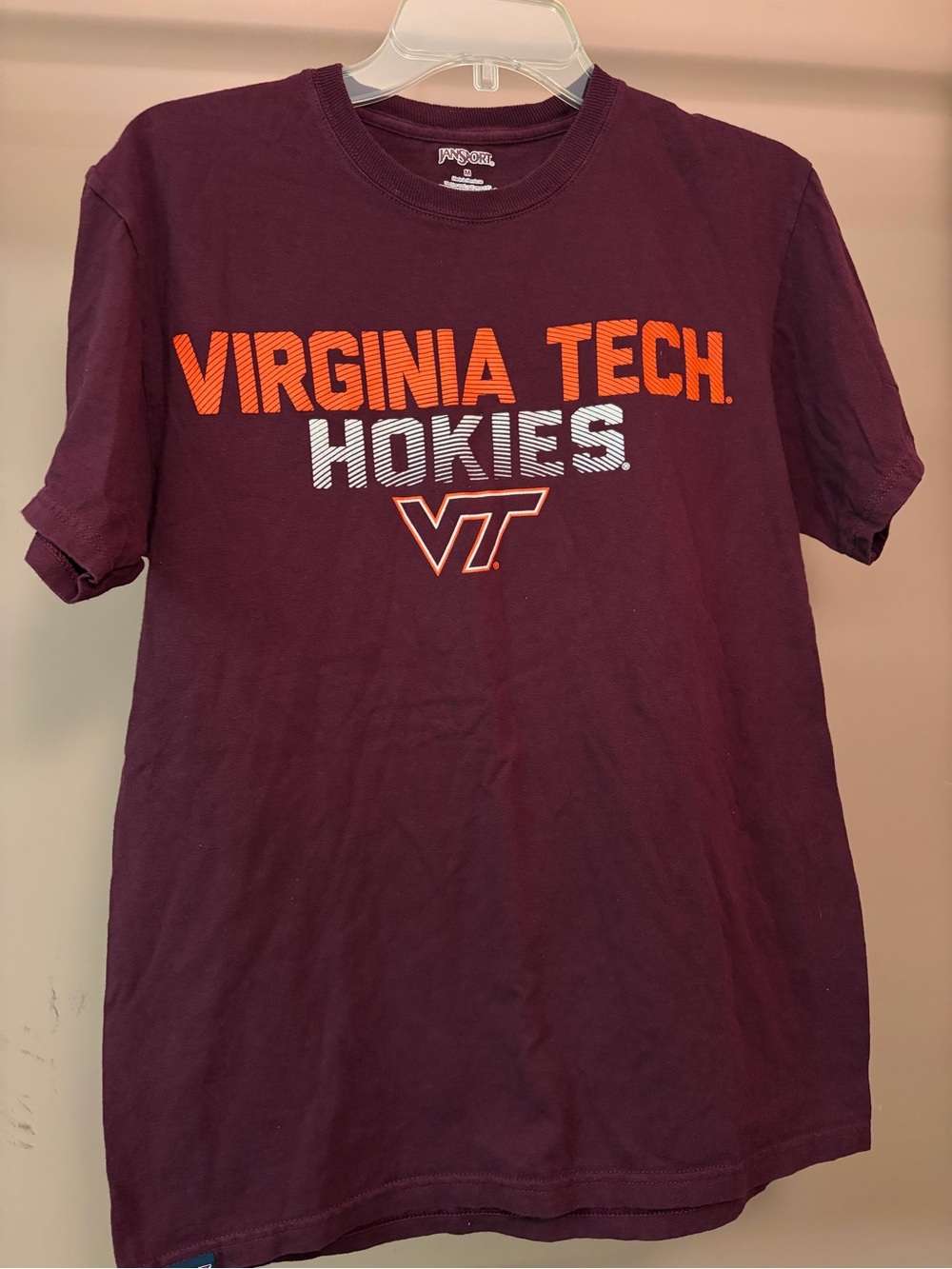 Jansport Virginia Tech Maroon Crewneck Tee Medium